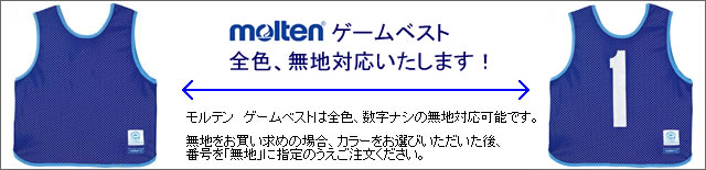 モルテン　ゲームベスト　無地対応いたします！