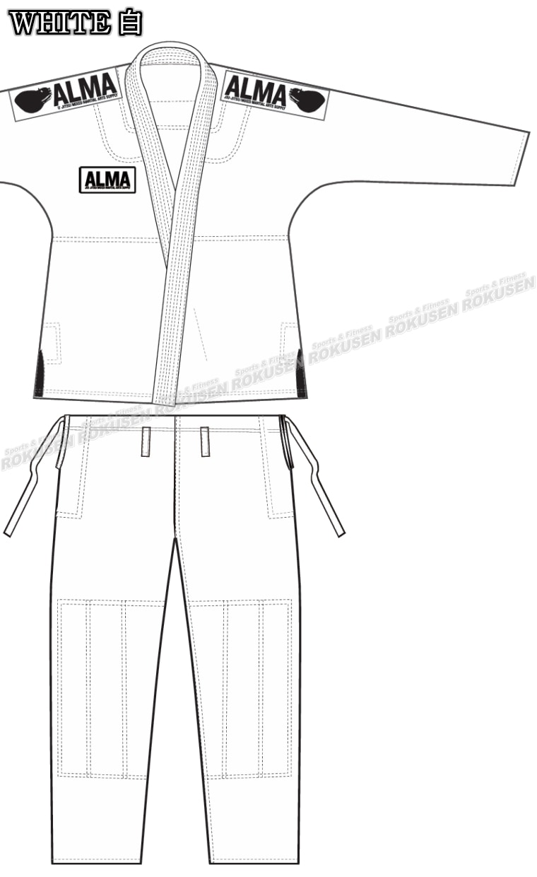 ALMA柔術着（柔術衣・柔術道着）　SUPER NOVA　コンペティションキモノ　JU3