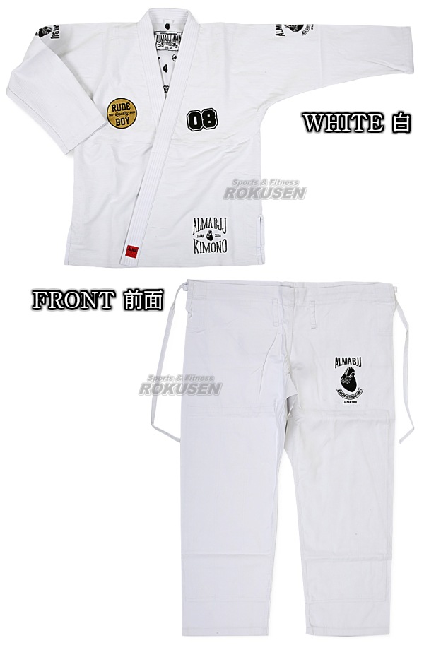ALMA・アルマ柔術着　RUDEBOY　ルードボーイ　JU8　上下セット