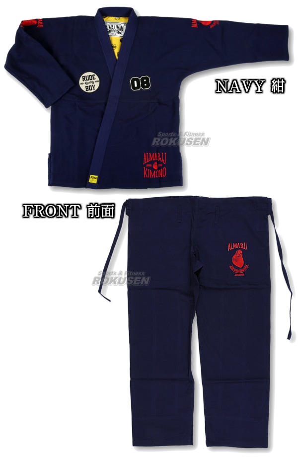 ALMA・アルマ柔術着　RUDEBOY　ルードボーイ　JU8　上下セット